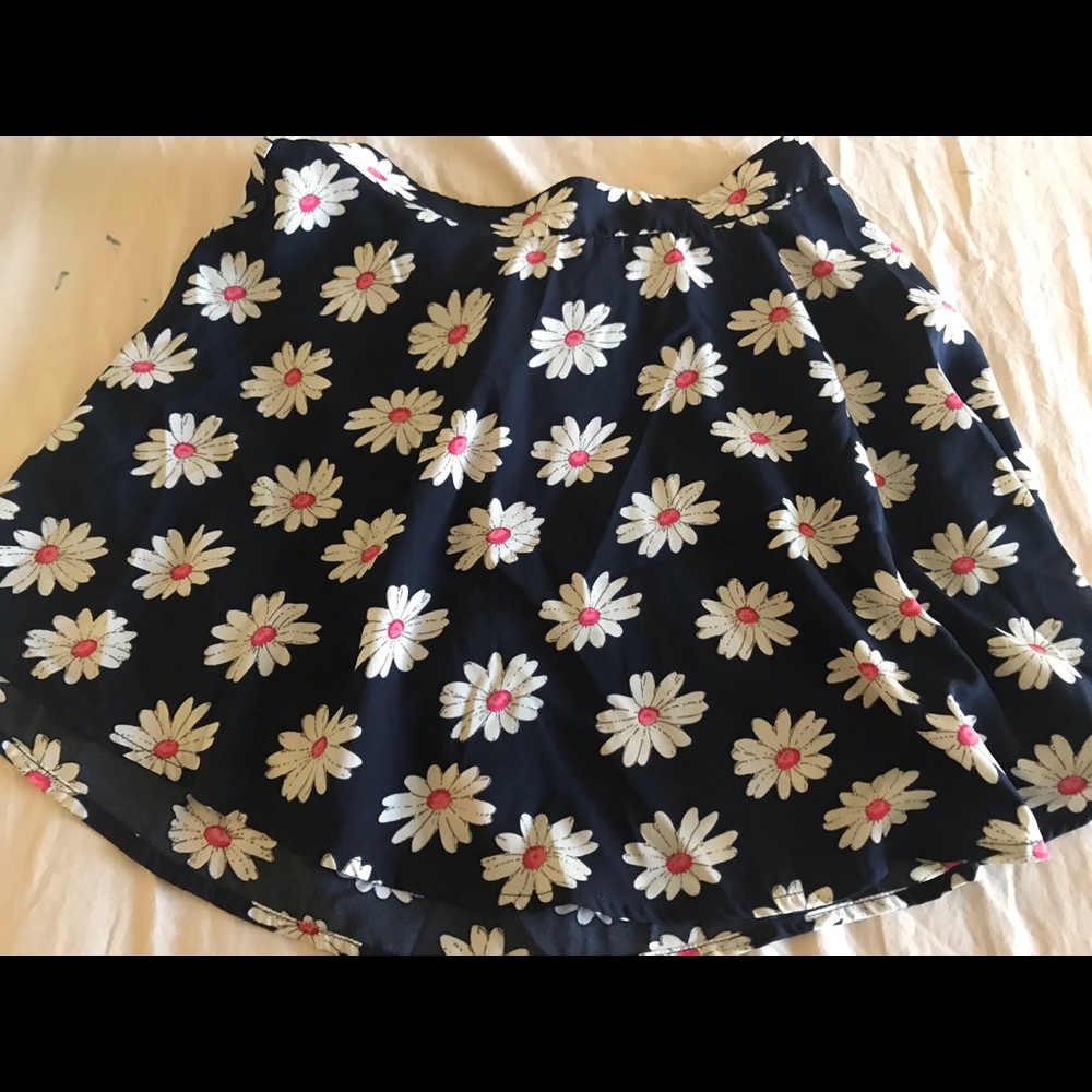 Floral skirt .